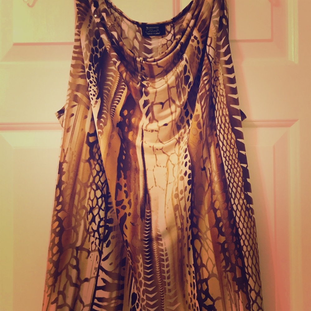 Sleeveless leopard Shirt
